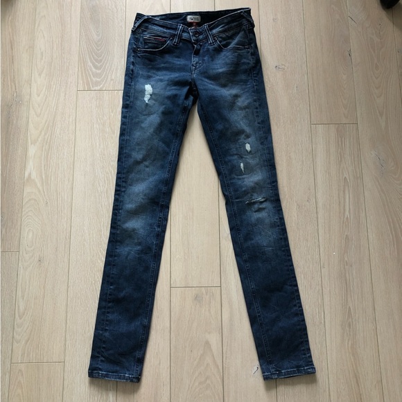 Tommy Hilfiger Denim Low Rise Skinny Jeans - Picture 2 of 12